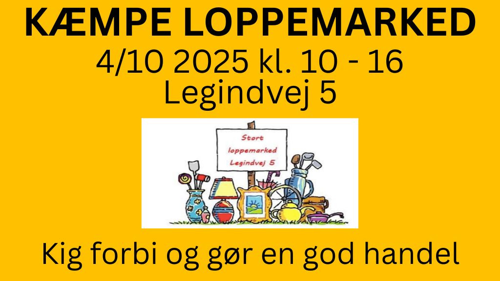 Stort loppemarked i Morsø Rideklub