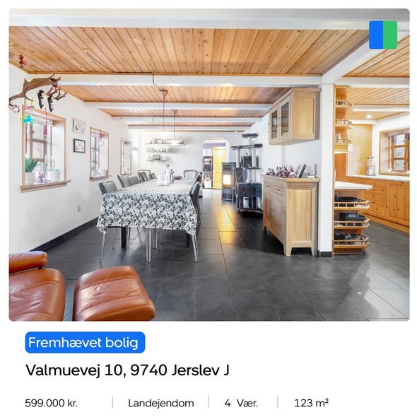 Hyggelig landejendom til salg hos Nybolig Brønderslev & Vrå