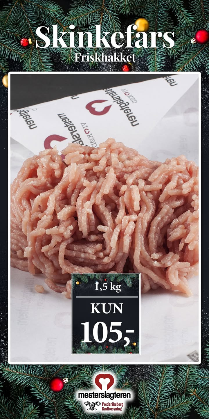 Frederiksberg Kødforsyning inviterer til at sikre kødet til julens retter