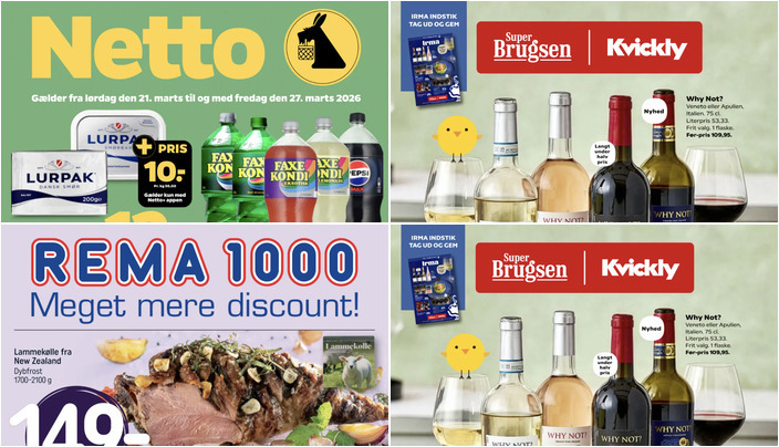 Rahbek fiskefileter til 12 kr. og Why Not? vin til 40 kr. - fantastiske tilbud i Nordborg