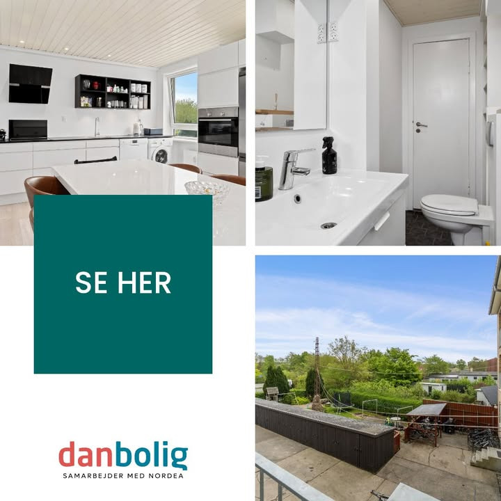 Danbolig Nørresundby tilbyder moderniseret lejlighed med altan til salg