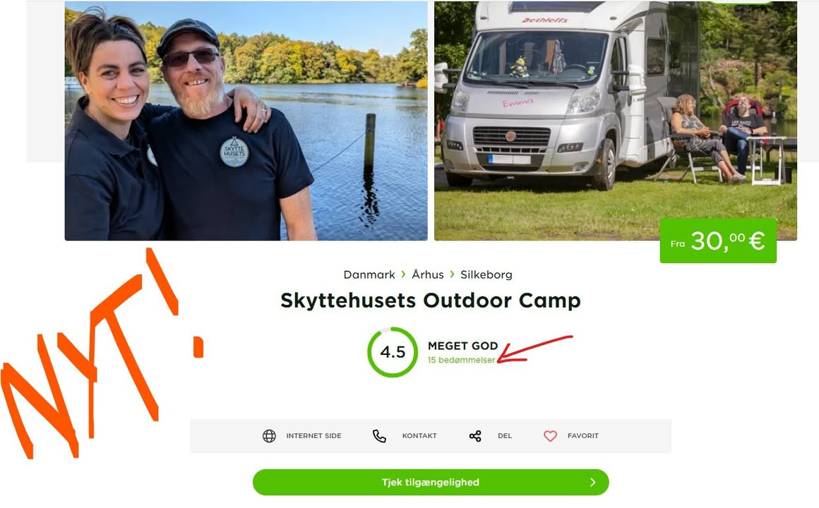 Skyttehusets Outdoor Camp søger ærlige anmeldelser til international bookingplatform