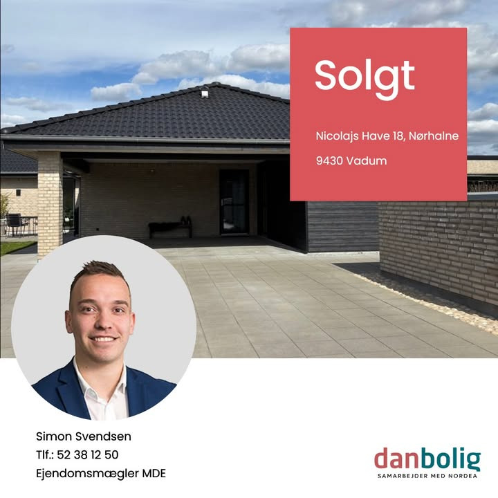 Danbolig Nørresundby annoncerer salg af ejendom og søger lignende boliger til ventende købere