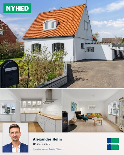 Nybolig Hvidovre - Alexander Holm ApS præsenterer charmerende villa i Risbjergkvarteret