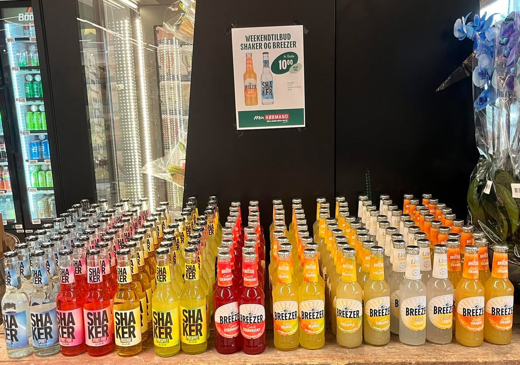 MIN KØBMAND I ASP har weekendtilbud på shaker til 10 kr.