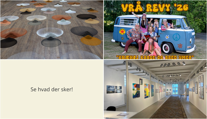 Oplev Vrå denne weekend: Kunstnersamtale, Revyliv og Klosterbesøg