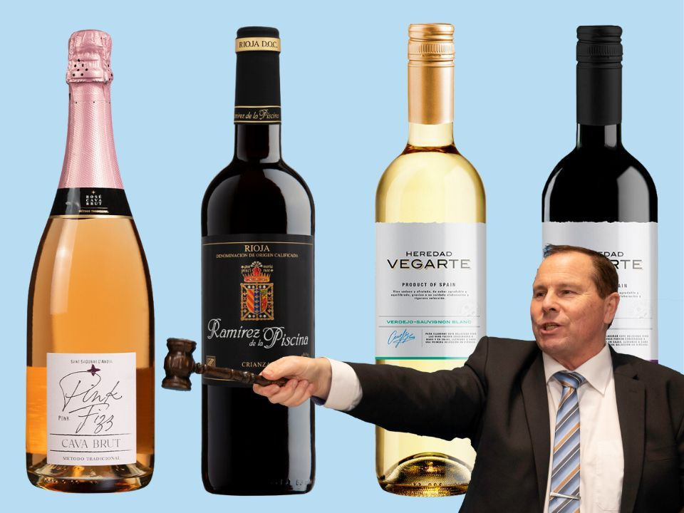 Præsentation af en online oprydningsauktion med 3100 flasker vin fra lokal vinhandler i Randers