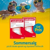 God pris på vandfaste plastre fra Leukoplast hos Vejlby Apotek