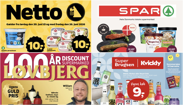 Få Buko flødeost til kun 12 kr. og Shaker eller Mokai hyldeblomst til en tier - se de lokale tilbud