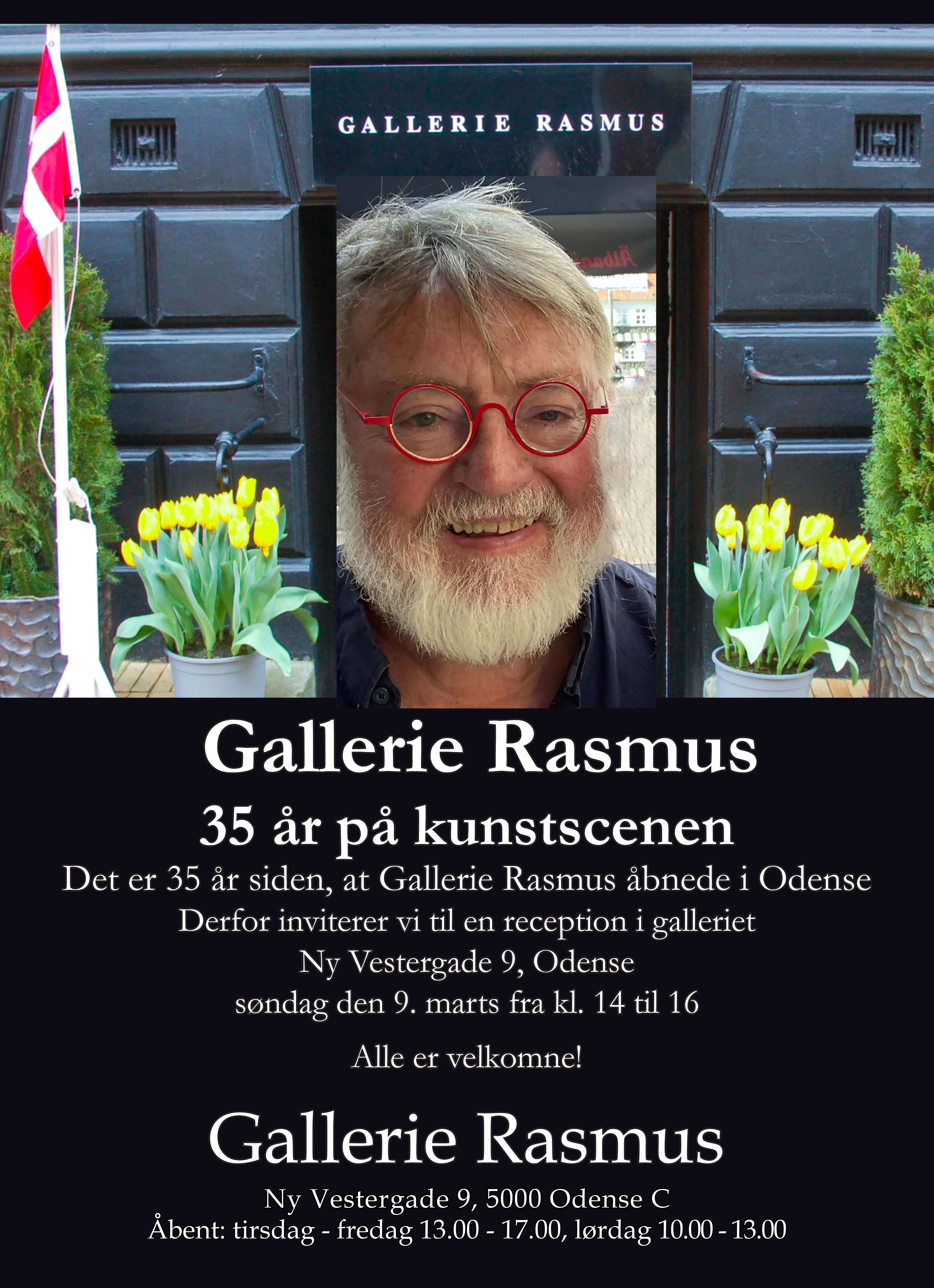 Fejr 35 år med Gallerie Rasmus i Odense