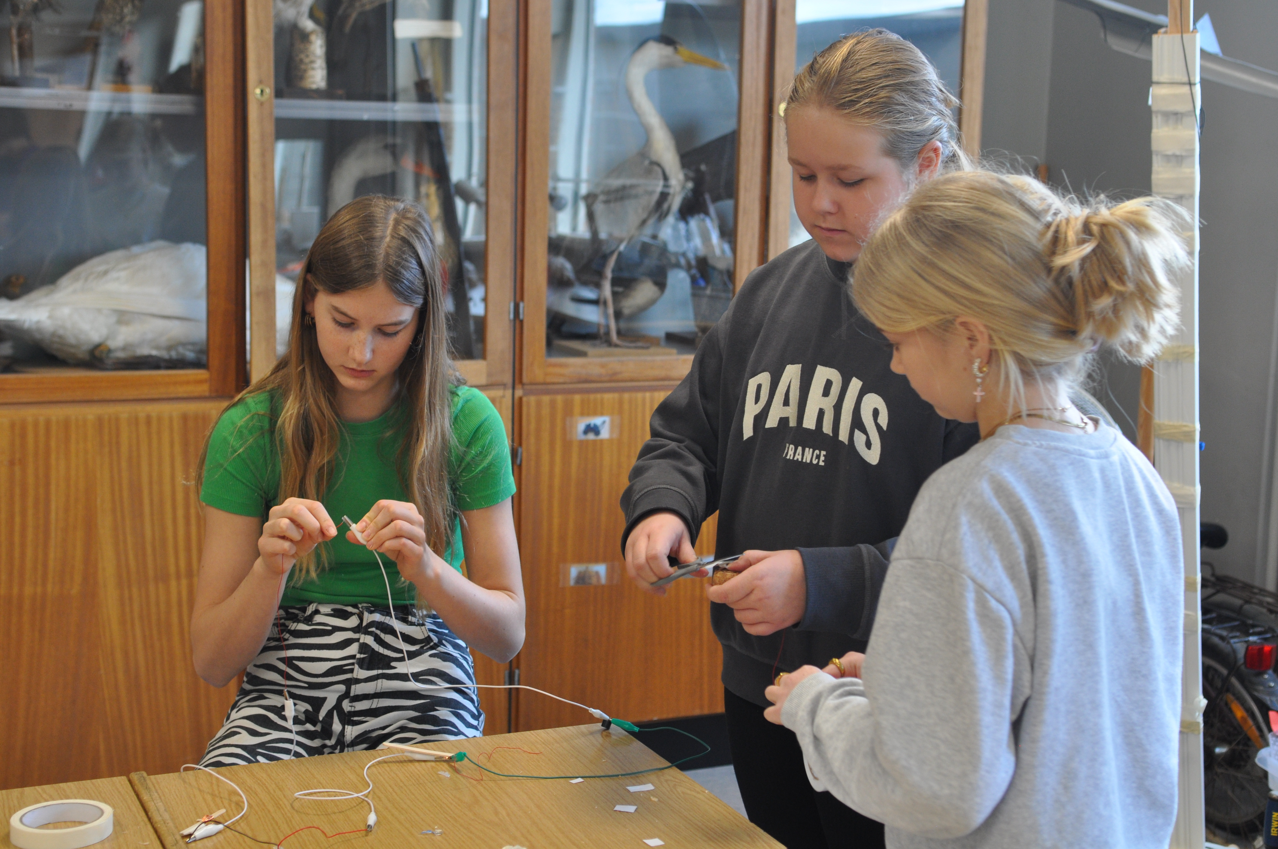6.klasse på Bjerregrav Skole bygger en alarm mod oversvømmelser