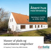 Danbolig Hjørring inviterer til åbent hus på charmerende landejendom i Horne