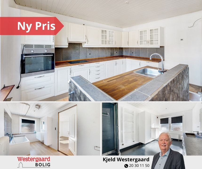 Westergaard Bolig tilbyder rummelig villa i Thorshøj til ny pris