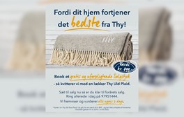 Bestil et gratis salgstjek hos EDC Hurup Thy og få et lækkert uldplaid