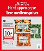Hent medlemspriser på grøntsager i SPAR SAMMEN appen siger SPAR Skallerup A/S