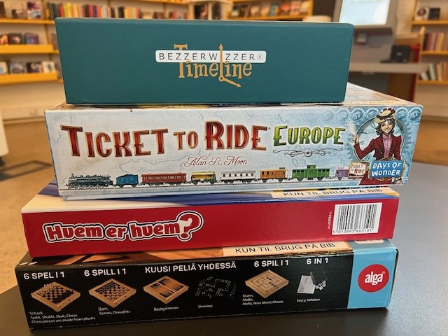 Brætspilshygge på Sabro Bibliotek hver mandag