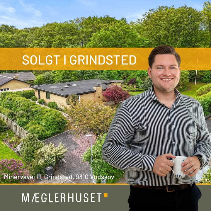 Mæglerhuset har solgt villa på Minervavej 11 i Grindsted