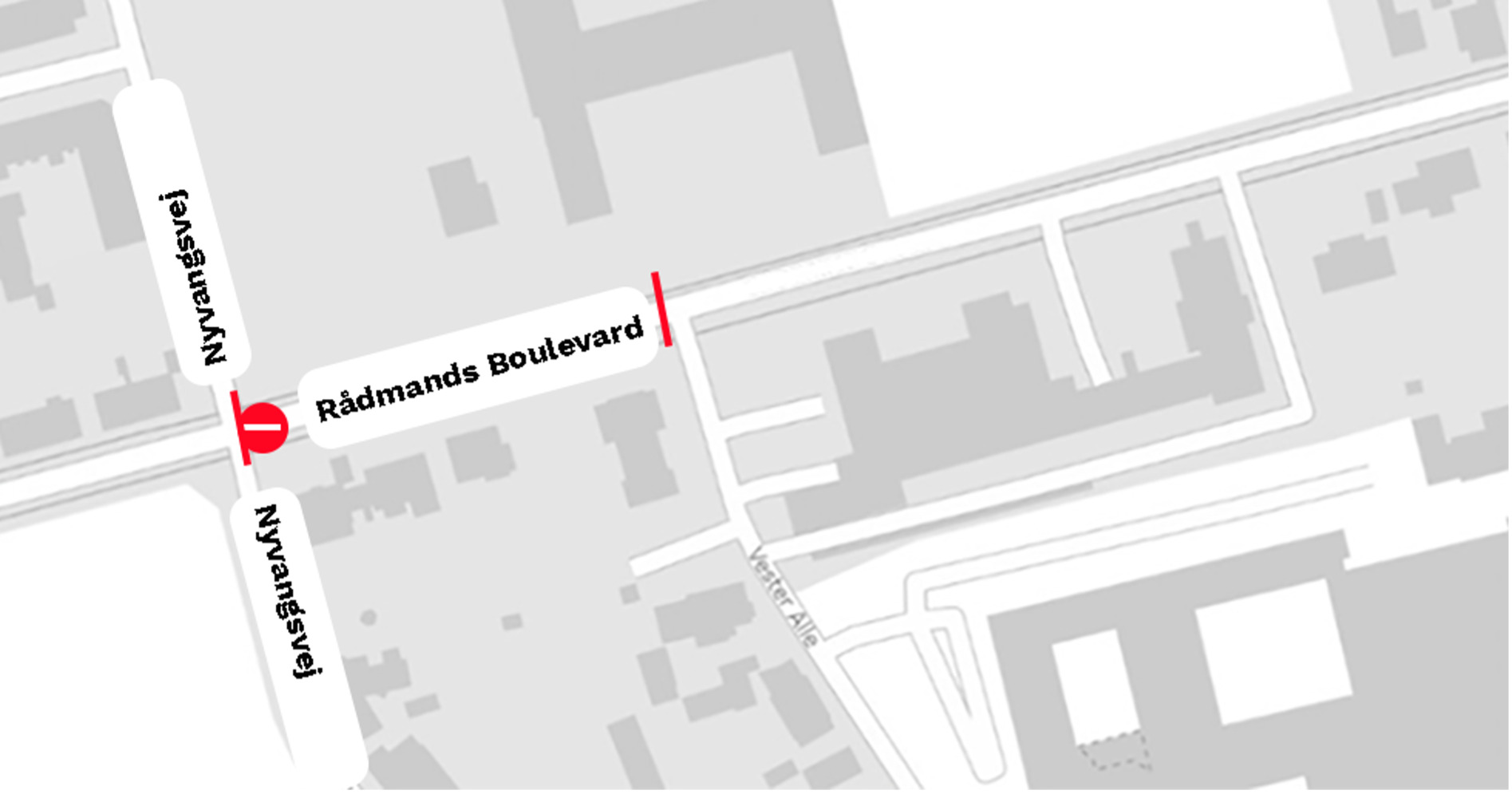 Ny kloak lukker Rådmands Boulevard i påskeferien