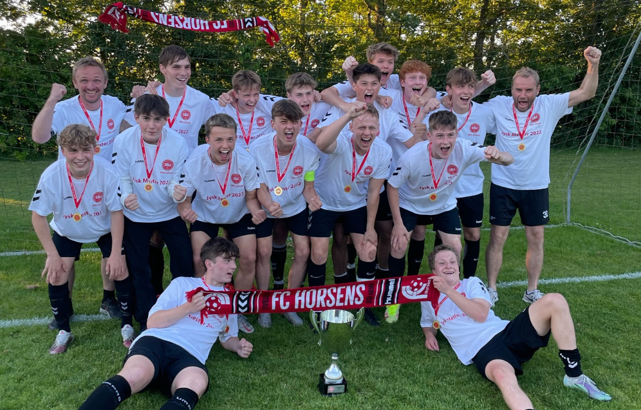 FC Horsens hentede et jysk mesterskab i modningssæson