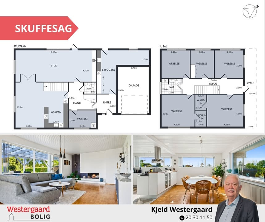 Westergaard Bolig sætter eksklusiv villa i Nordbyen til salg
