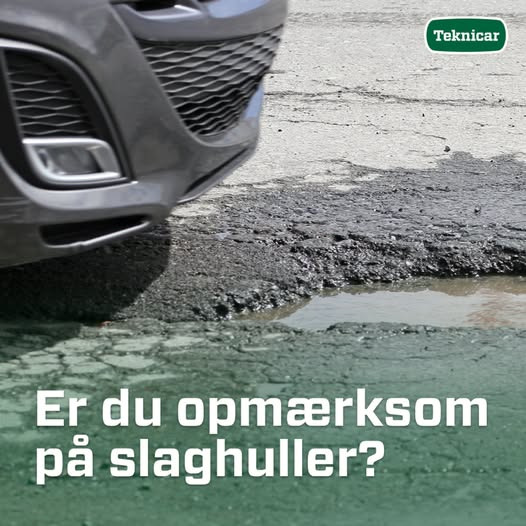 Hadsund Autohandel advarer om risikoen ved vejhuller efter frost og tø 