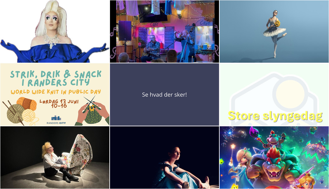 Oplev Randers: Glitter, Musik og Kreativitet denne Weekend