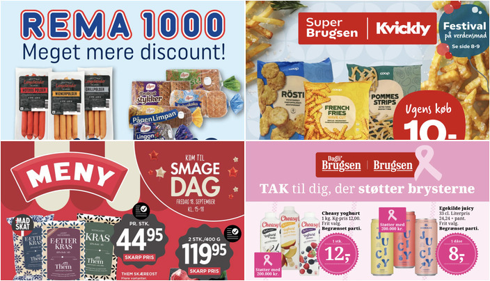 Friske danske gulerødder til 5 kr. og lækre Langelænder pølser til 10 kr. - se de lokale tilbud