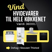Skousen Thisted lancerer konkurrence om hvidevarer til en værdi af 36.000 kr.