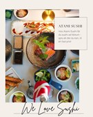 Atami Sushi Vejle tilbyder sushi ad libitum og rabat på takeaway i efterårsferien