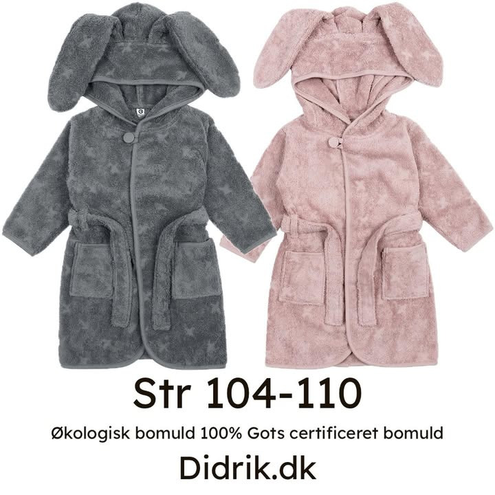 Didrik præsenterer lækker badekåbe til julegave i GOTS certificeret bomuld