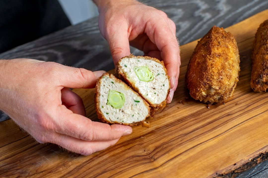 Farseret porre med kartofler til dagens ret onsdag hos Frederiksberg Kødforsyning v/Christian Rytter Sørensen