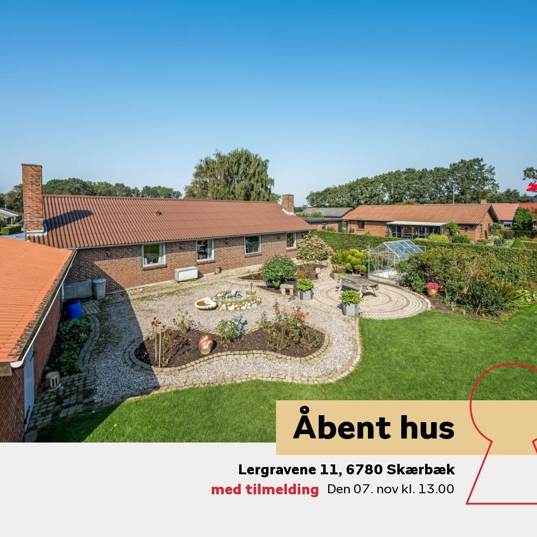 Åbent hus i Skærbæk: Oplev ejendommen på Lergravene 11 med Home Tønder