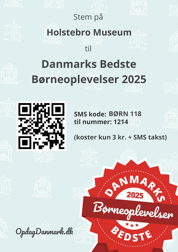 Holstebro Museum nomineret til Danmarks bedste børneoplevelse 2025
