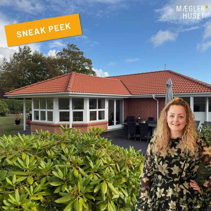 Mæglerhuset Sæby har fået en etplansvilla til salg i Sæby Nordby