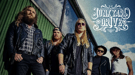 Junkyard Drive rockkoncert i Svendborg