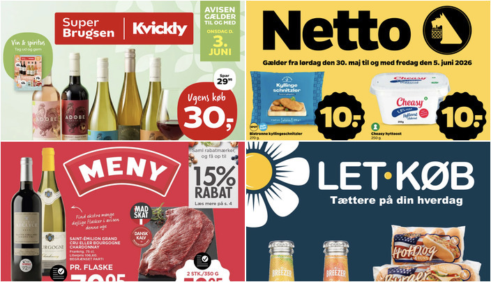 Friske tilbud: Breezer til kun 10 kr. og Saint-Émilion Grand Cru til 79,95 kr.