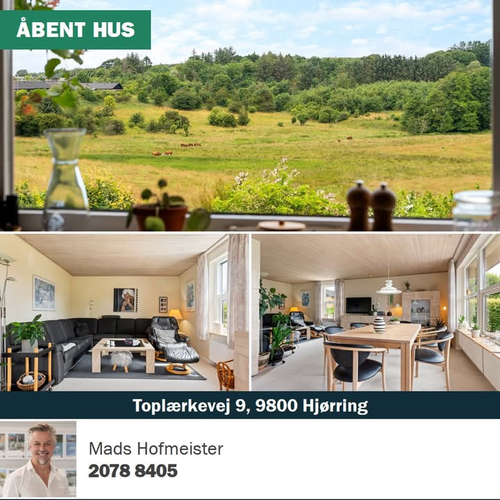 Nybolig Hjørring inviterer til åbent hus på villa med naturskøn udsigt