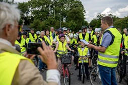 Tønder Kommune har indviet ny cykelsti mellem Agerskov og Branderup
