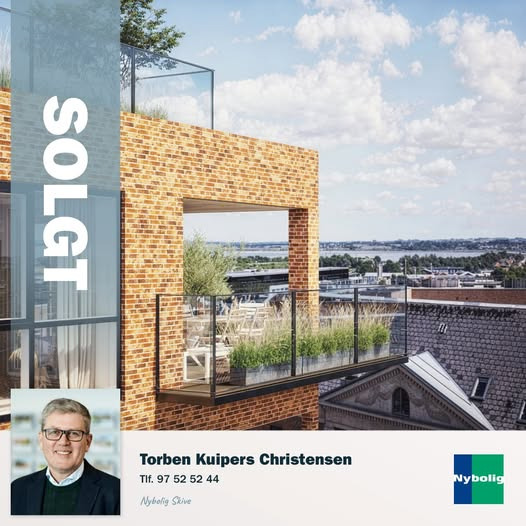 Nybolig Skive I/S sælger ejerlejlighed på gågaden i Skive