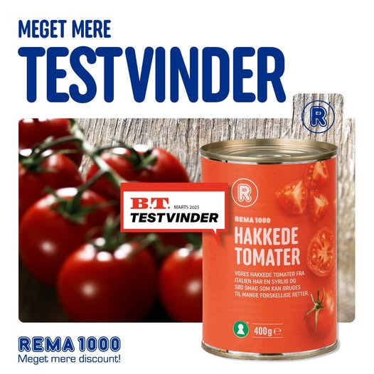 Rema 1000 Hjørring, Hestkærvej fejrer testvinder med kraftigere tomatsmag