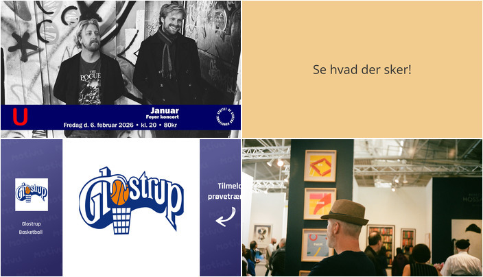 Spændende weekend i Glostrup: Oplev musik, kunstudstilling og sportsaktiviteter