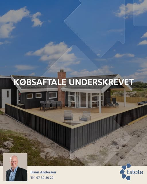 Estate Vestjylland melder om underskrevet købsaftale på Sneppedalen 76