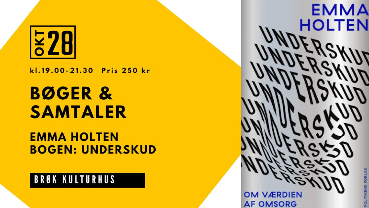 Bøger & samtaler: En aften med Emma Holten i Brønshøj