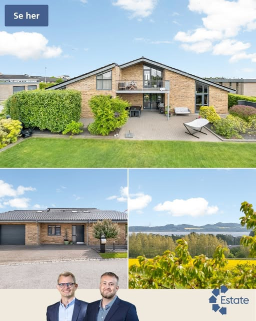 Estate Allebo Lystrup præsenterer gennemført villa med skøn udsigt i Elmehaven