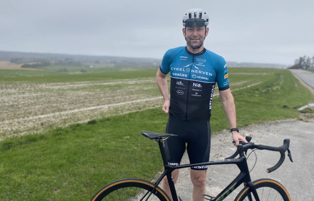 Kim Brix Kjærsgaard Nielsen fra Hirtshals cykler Tour de France-bjerge og gør en forskel!