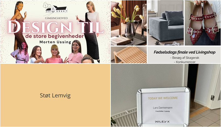 Nyt fra Gimsinghoved, FROST OPTIK og Livingshop Holstebro