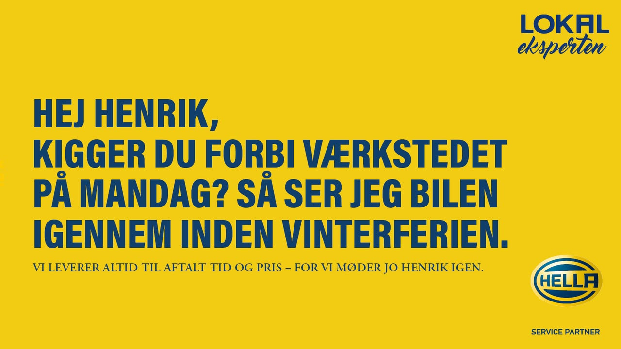 Autogården Løkken klargør din bil til kør-selv-vinterferien