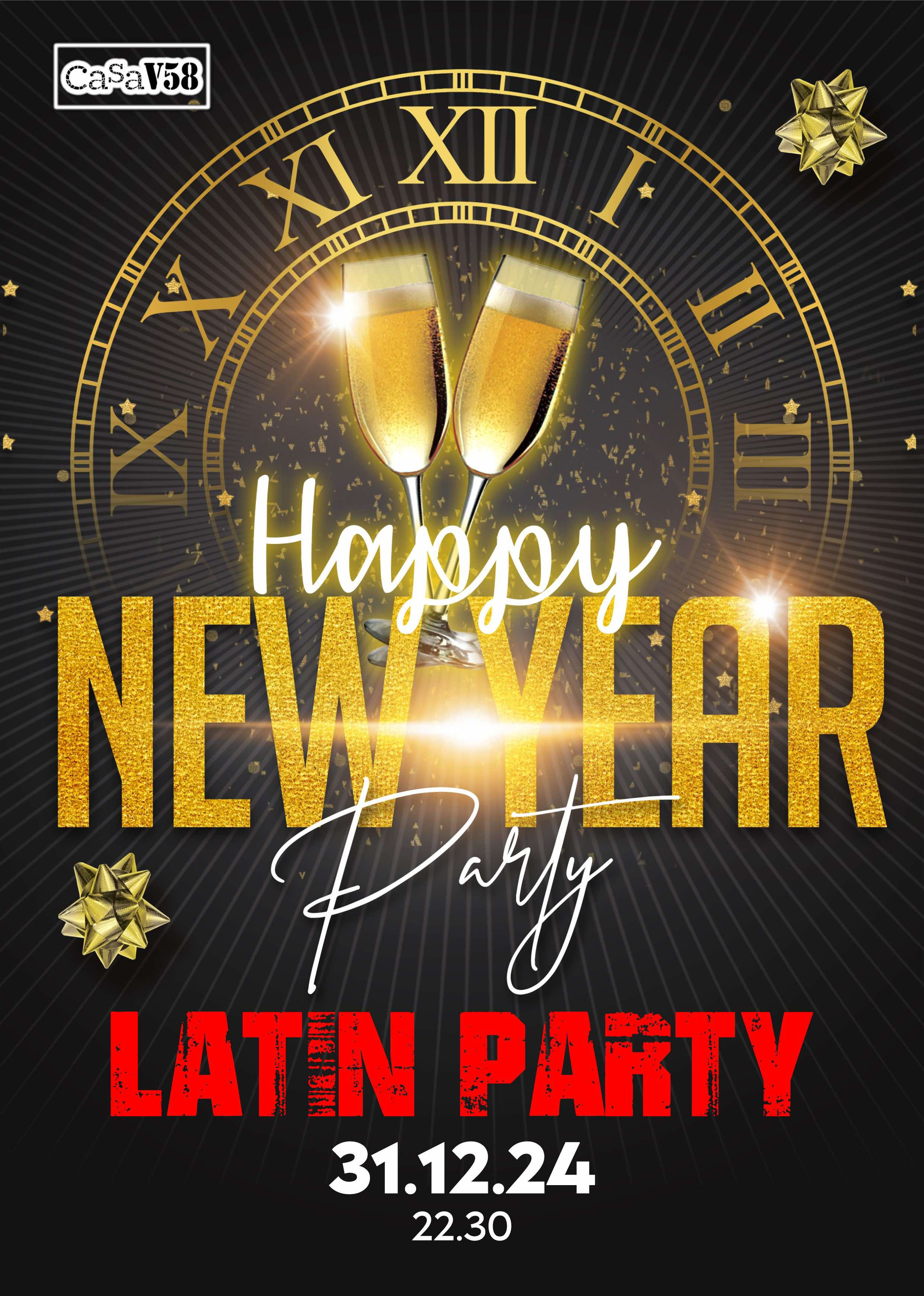 Fejr nytårsaften med Latin beats på Casa V58