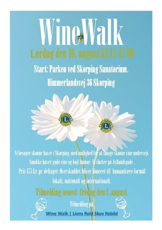 Oplev Skørpings skønne haver med en vin i hånden