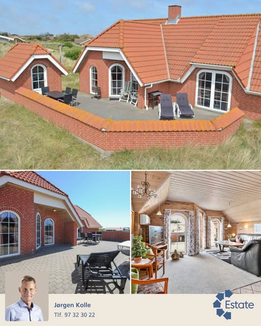 Estate Vestjylland præsenterer rummeligt kvalitetssommerhus tæt på stranden